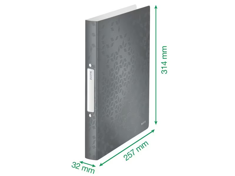 Leitz Ringbuch WOW A4, 2.5 cm, Rot