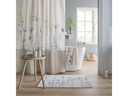 Kleine Wolke Duschvorhang Savannah 180 x 200 cm, Beige/Weiss