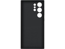 Samsung Back Cover Vegan Leather Galaxy S24 Ultra Schwarz
