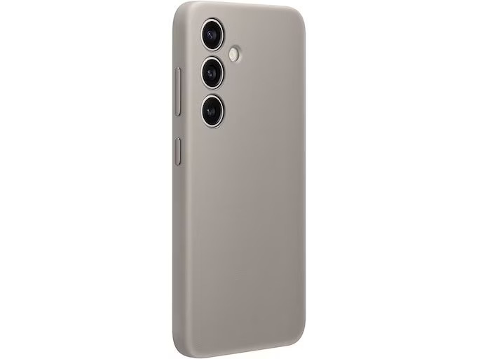 Samsung Back Cover Vegan Leather Galaxy S24 Taupe