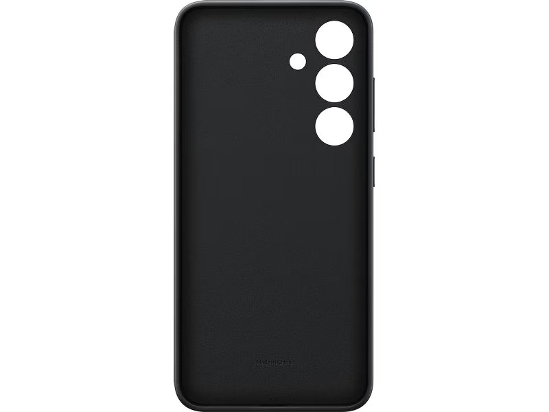 Samsung Back Cover Vegan Leather Galaxy S24 Schwarz