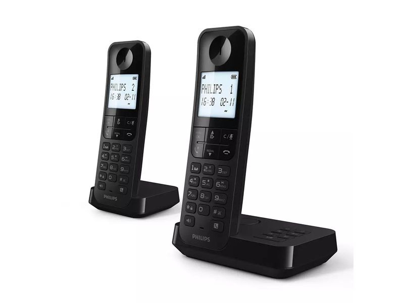Philips Schnurlostelefon D2752B Duo Schwarz