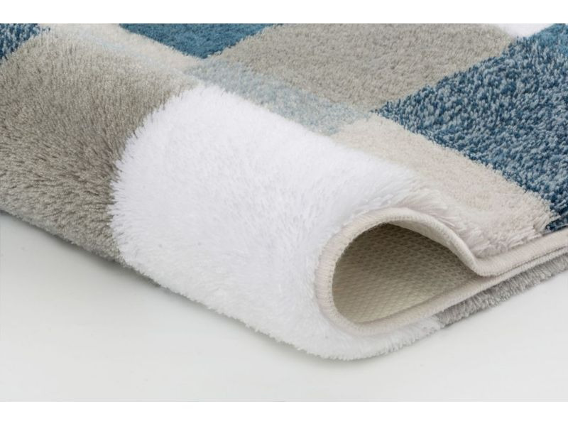 Kleine Wolke Badteppich Caro 70 x 120 cm, Marineblau