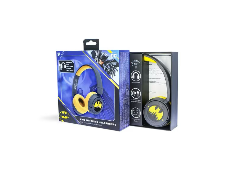 OTL On-Ear-Kopfhörer Batman Gotham City Schwarz