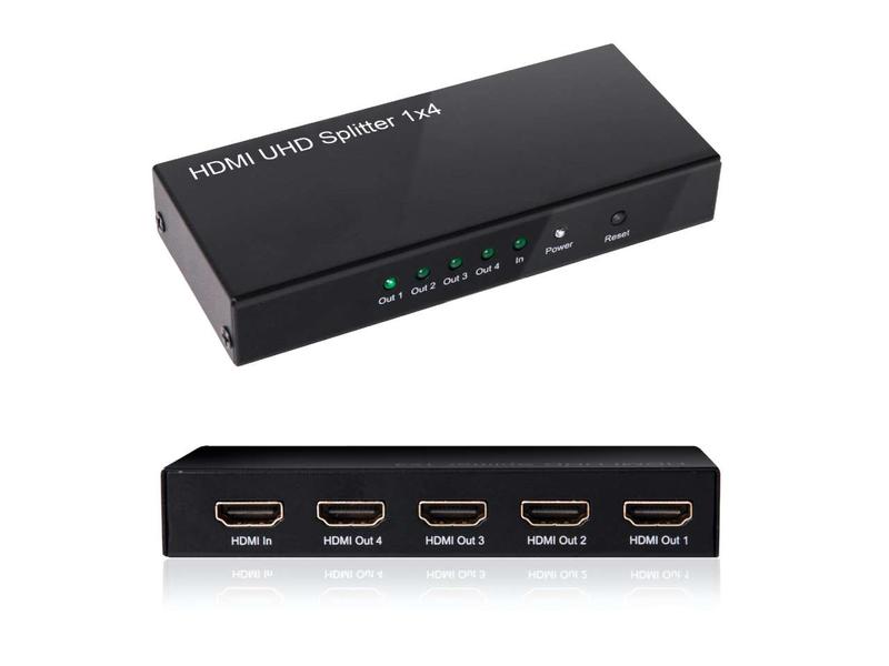 Club 3D 4-Port Signalsplitter HDMI 2.0 UHD Splitter 4 Port