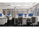 Hybriqs Bürostehleuchte Hybrid Light Three HCL, Silber