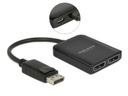 Delock 2-Port Signalsplitter DisplayPort, MST support