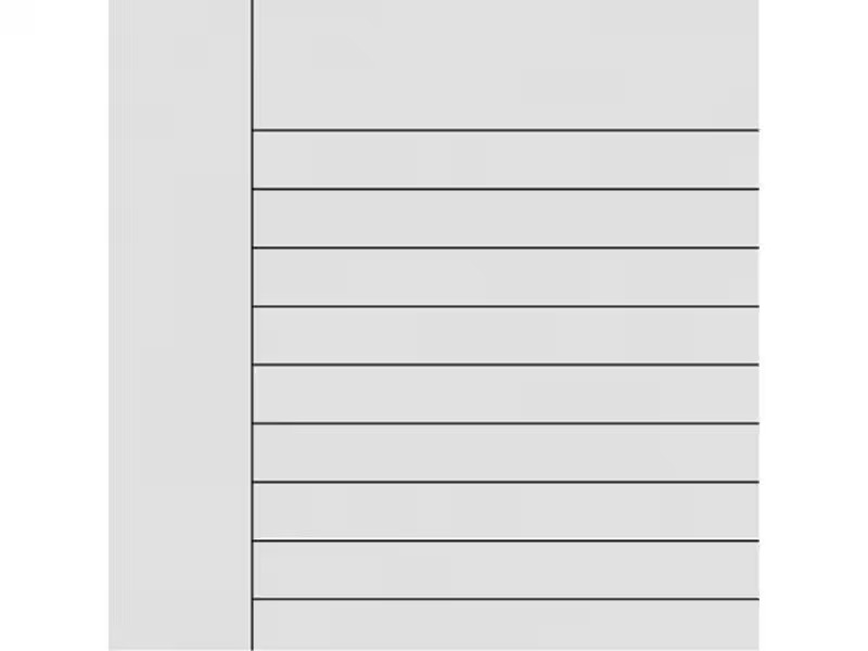 Office Focus Heftblatt UWS A4, Liniert, Grau, 2-fach gelocht