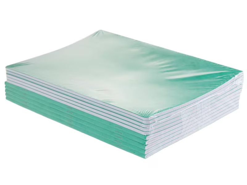 Office Focus Schulheft A4, Liniert, Grün, 10 Stück
