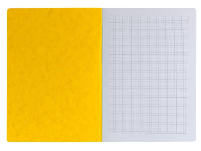 Office Focus Schulheft A4, Kariert, Gelb, 10 Stück