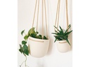 Esmée Blumentopf zum Hängen 15 cm, Beige