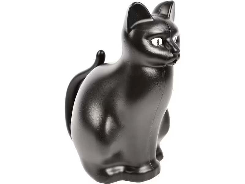 Esschert Design Giesskanne Katze Schwarz