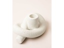 Esmée Kerzenständer Twist 7 cm, Beige