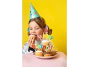 Partydeco Kerze Happy Birthday 2.5 cm, Mehrfarbig