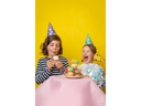 Partydeco Kerze Happy Birthday 2.5 cm, Mehrfarbig