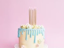 Partydeco Kerze 12.5 cm, 12-teiig, Gold