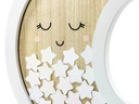 Partydeco Gästebuch Mond Weiss