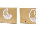 Partydeco Gästebuch Mond Weiss