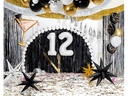 Partydeco Folienballon Martiniglas 126 x 93 cm, Gold