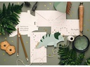 Partydeco Einladungskarte Triceratops 6 Stück