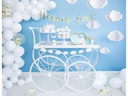 Partydeco Anhänger Papierdekoration Wolke Weiss