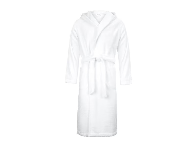 Möve Bademantel Superwuschel XL, Weiss