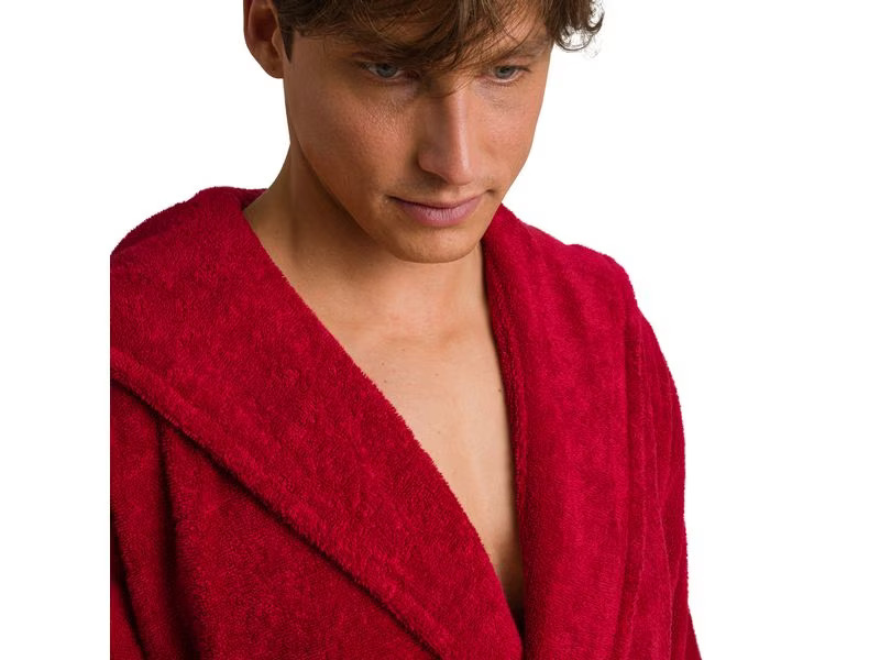 Möve Bademantel Superwuschel S, Rot