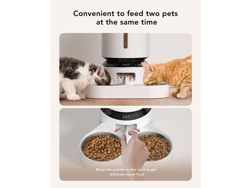 Petlibro Futterautomat Granary Camera Monitoring Dual Feeder 5l Weiss