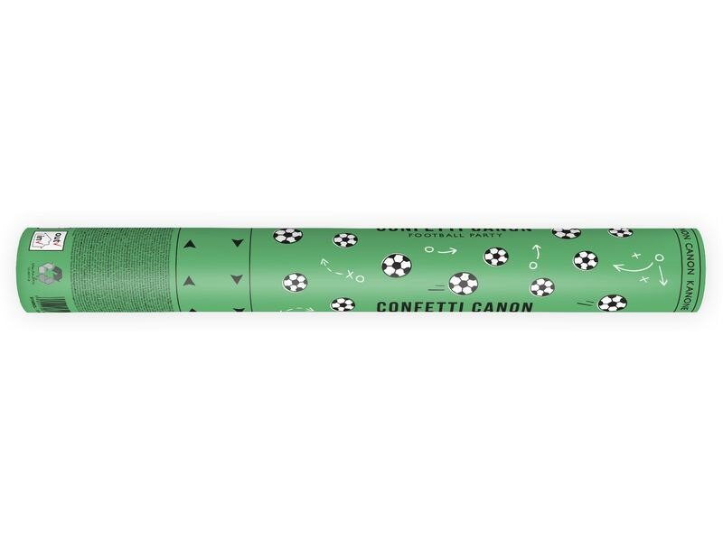 Partydeco Streudeko Konfettikanone Fussball 40 cm