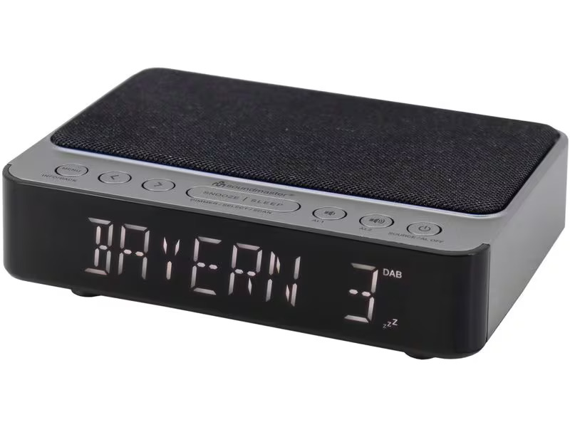 soundmaster Radiowecker UR250AN Schwarz