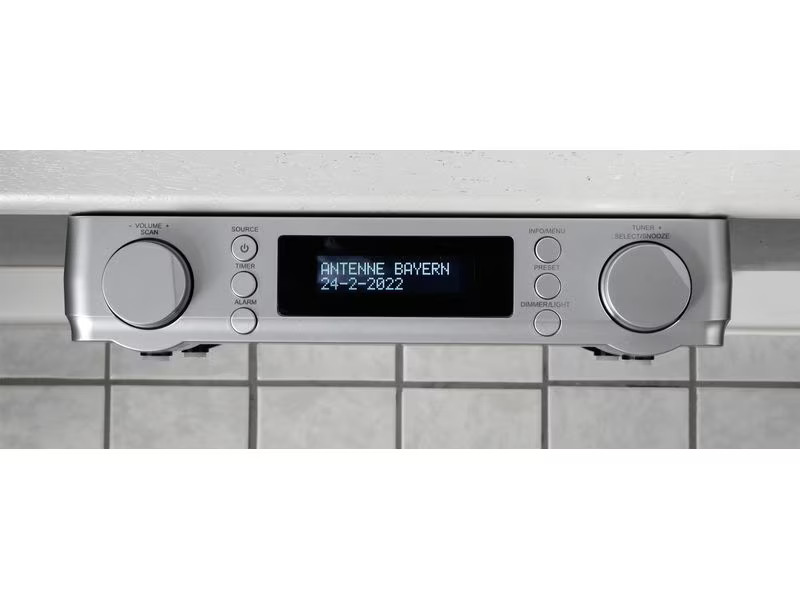 soundmaster Küchenradio UR2022SI Silber