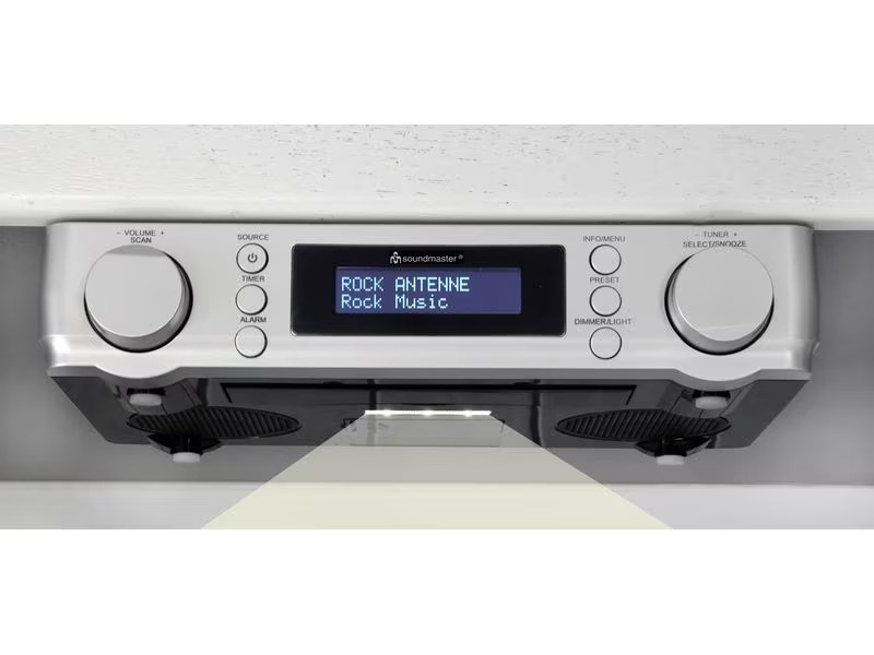 soundmaster Küchenradio UR2022SI Silber