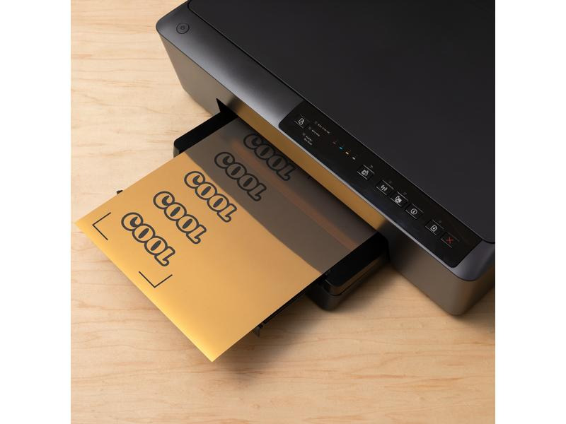 Cricut Vinylfolie Joy Xtra bedruckbar A4, 10 Stück, Gold