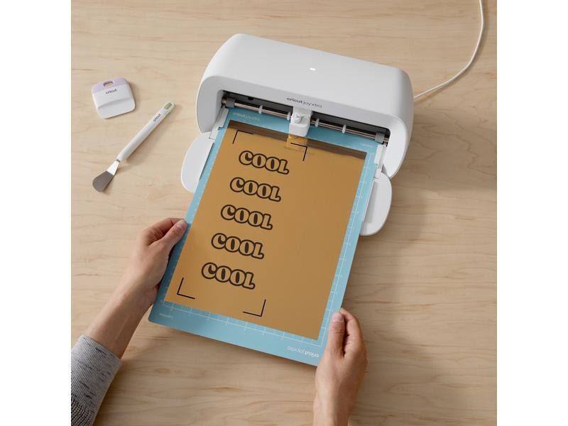 Cricut Vinylfolie Joy Xtra bedruckbar A4, 10 Stück, Gold