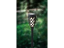 EGLO Leuchten Gartenlicht Solar Fackel, Schwarz