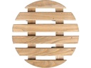 Esschert Design Rolleruntersetzer Rund S Braun