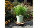 Esschert Design Rolleruntersetzer Rund S Braun
