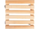 Esschert Design Rolleruntersetzer Quadratisch L Nature/Schwarz