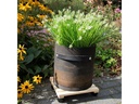 Esschert Design Rolleruntersetzer Quadratisch L Nature/Schwarz