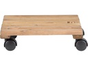 Esschert Design Rolleruntersetzer Quadratisch L Braun