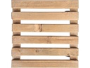 Esschert Design Rolleruntersetzer Quadratisch L Braun