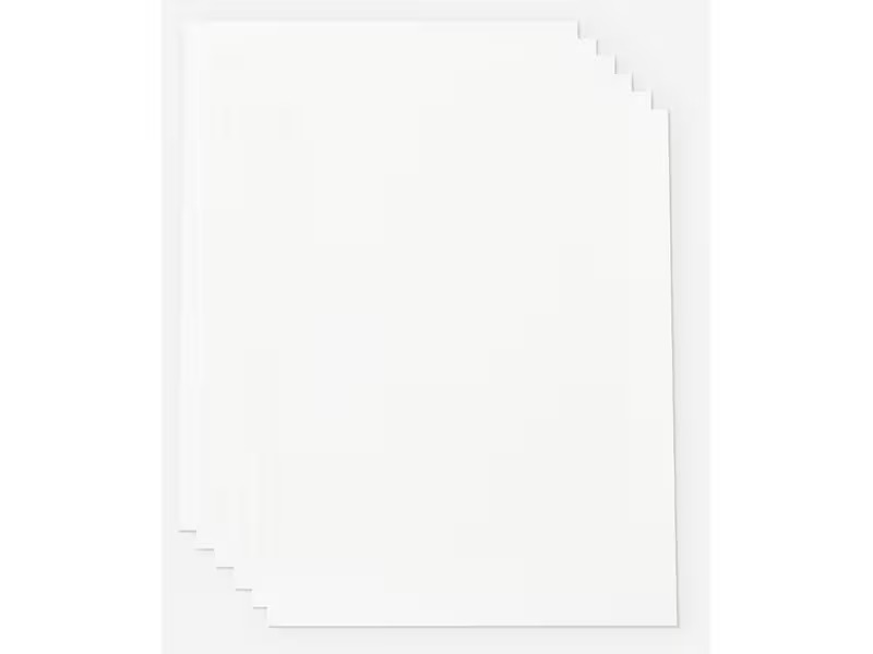 Cricut Stickerpapier Joy Xtra bedruckbar A4, 8 Stück, Weiss