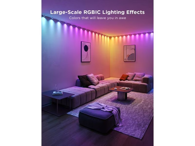Govee LED String-Downlights, RGBIC, 3 m