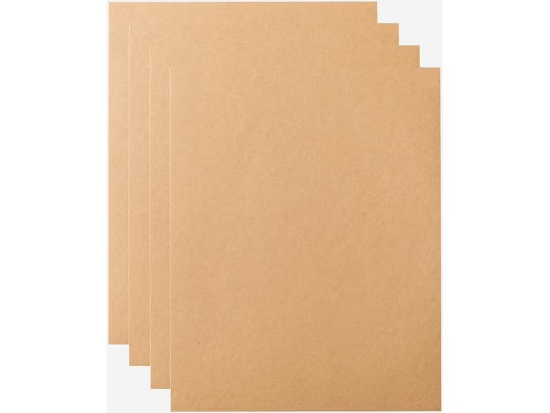 Cricut Stickerpapier Joy Xtra Kraft 24 x 30cm, 4 Bögen, Braun