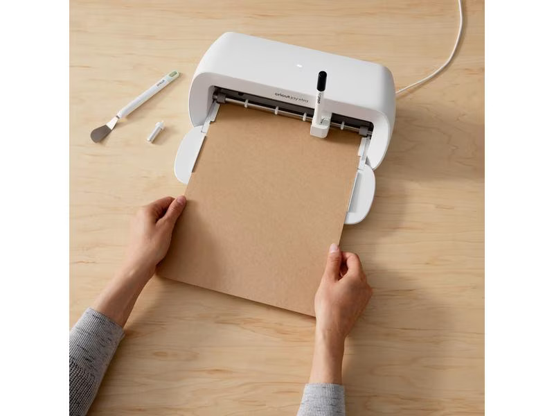 Cricut Stickerpapier Joy Xtra Kraft 24 x 30cm, 4 Bögen, Braun