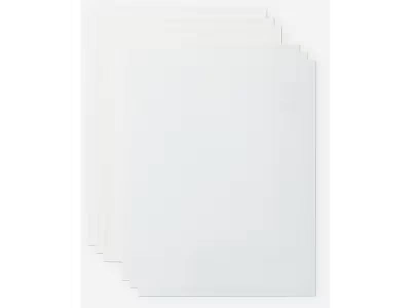 Cricut Stickerpapier Joy Xtra A4, 6 Bogen, Weiss
