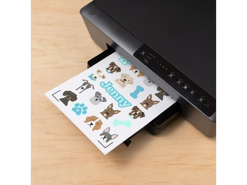 Cricut Stickerpapier Joy Xtra A4, 6 Bogen, Weiss