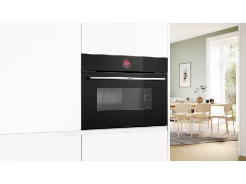Bosch Einbaubackofen mit Mikrowelle CMG7241B1 Schwarz