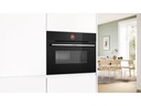 Bosch Einbaubackofen mit Mikrowelle CMG7241B1 Schwarz