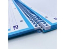 Oxford Schreibblock School Touch A4+, kariert, Pastelblau